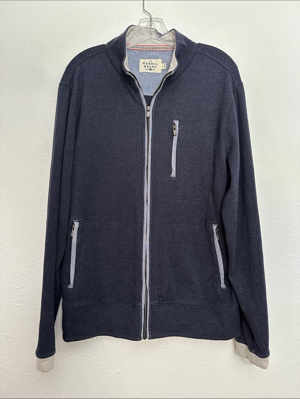 The Normal Brand Full Zip Sweatshirt Jacket